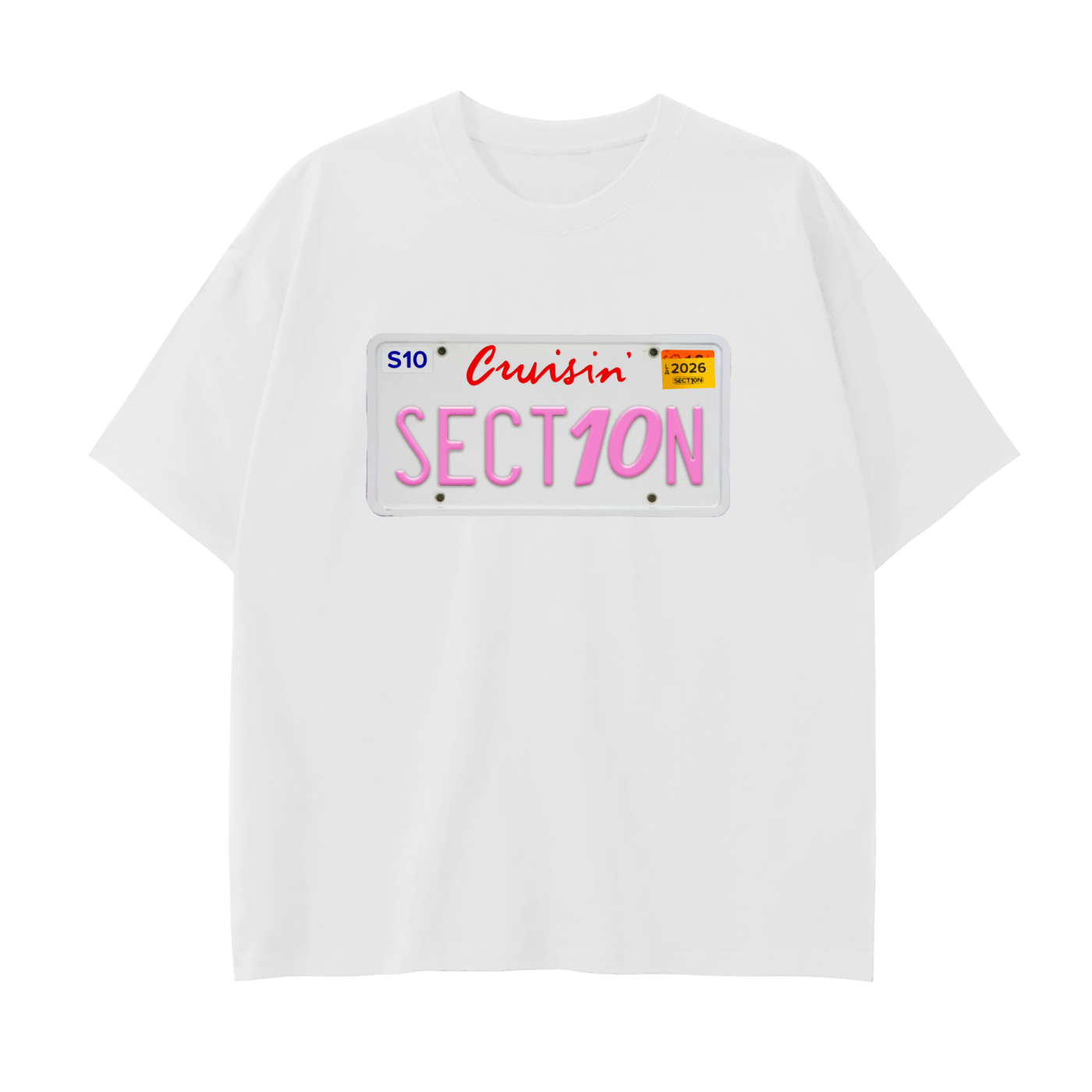 CALI CRUISIN' PLATE TEE