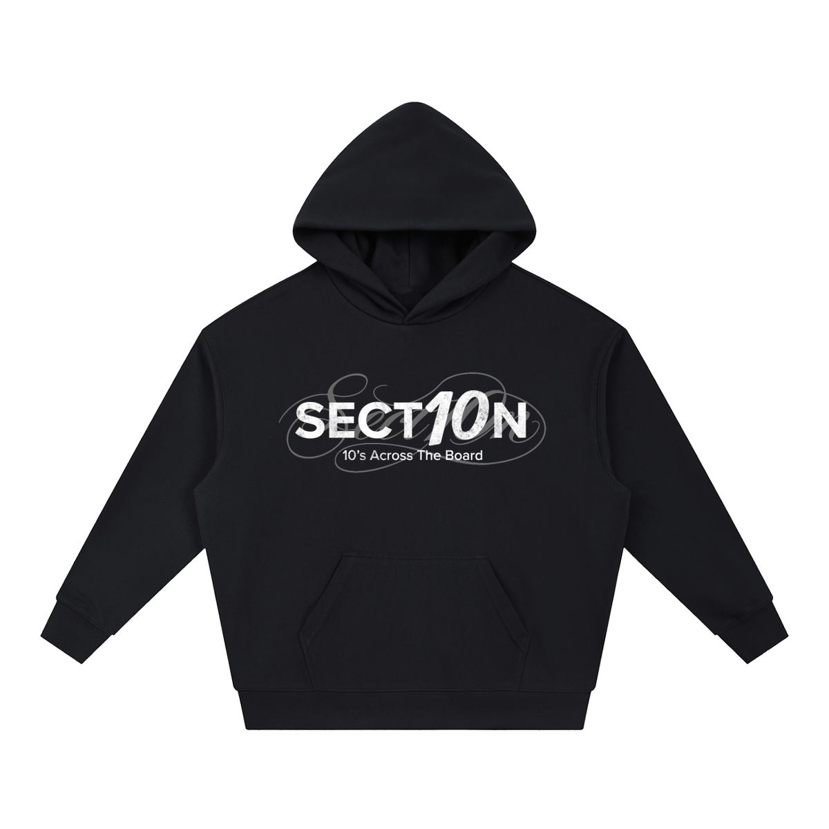 BLACK CALLIGRAPHY HOODIE