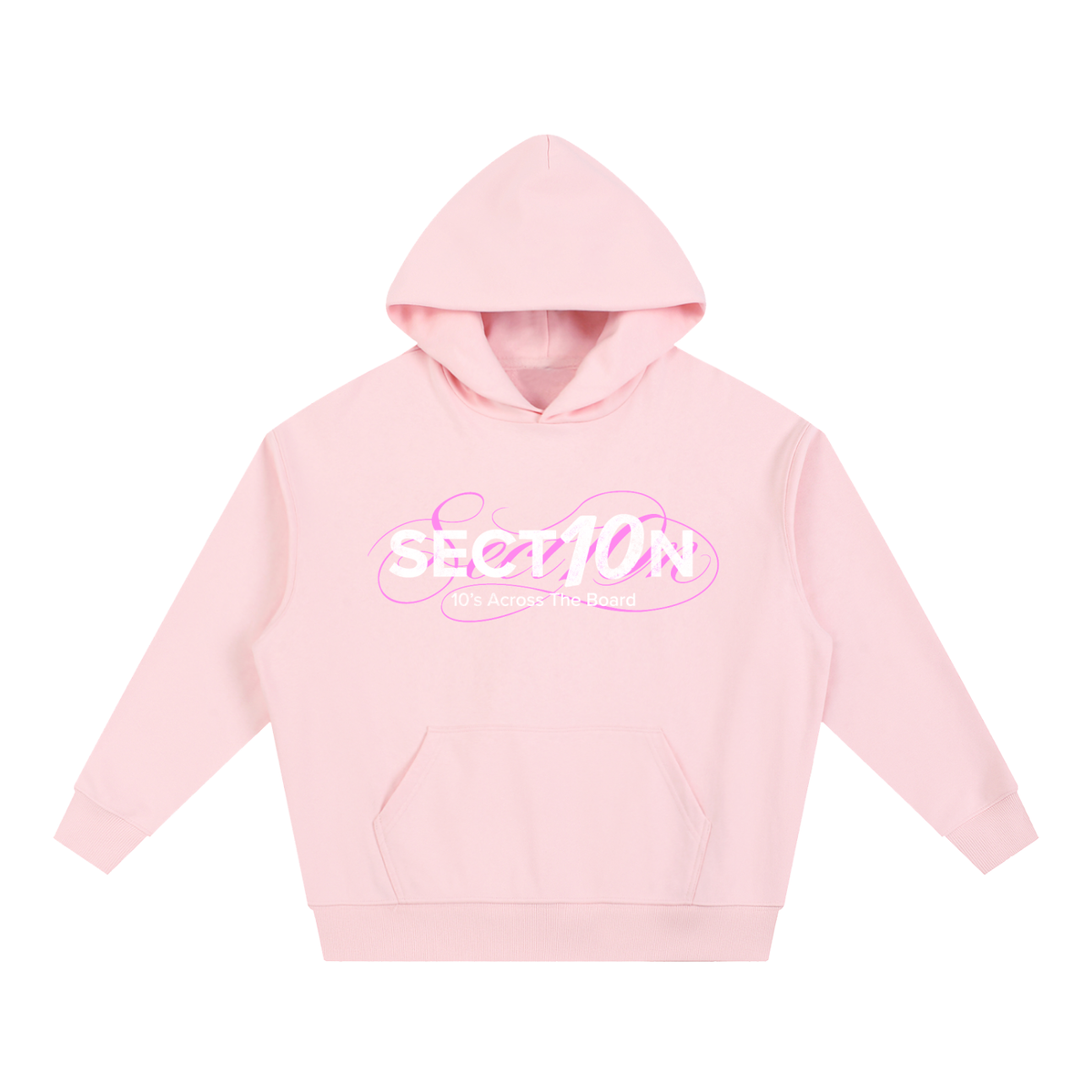 PINK CALLIGRAPHY HOODIE