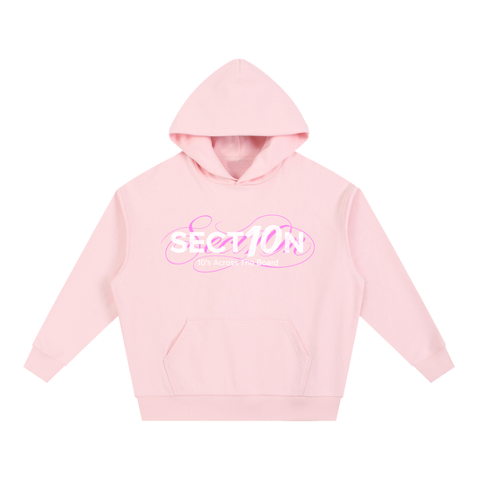 PINK CALLIGRAPHY HOODIE