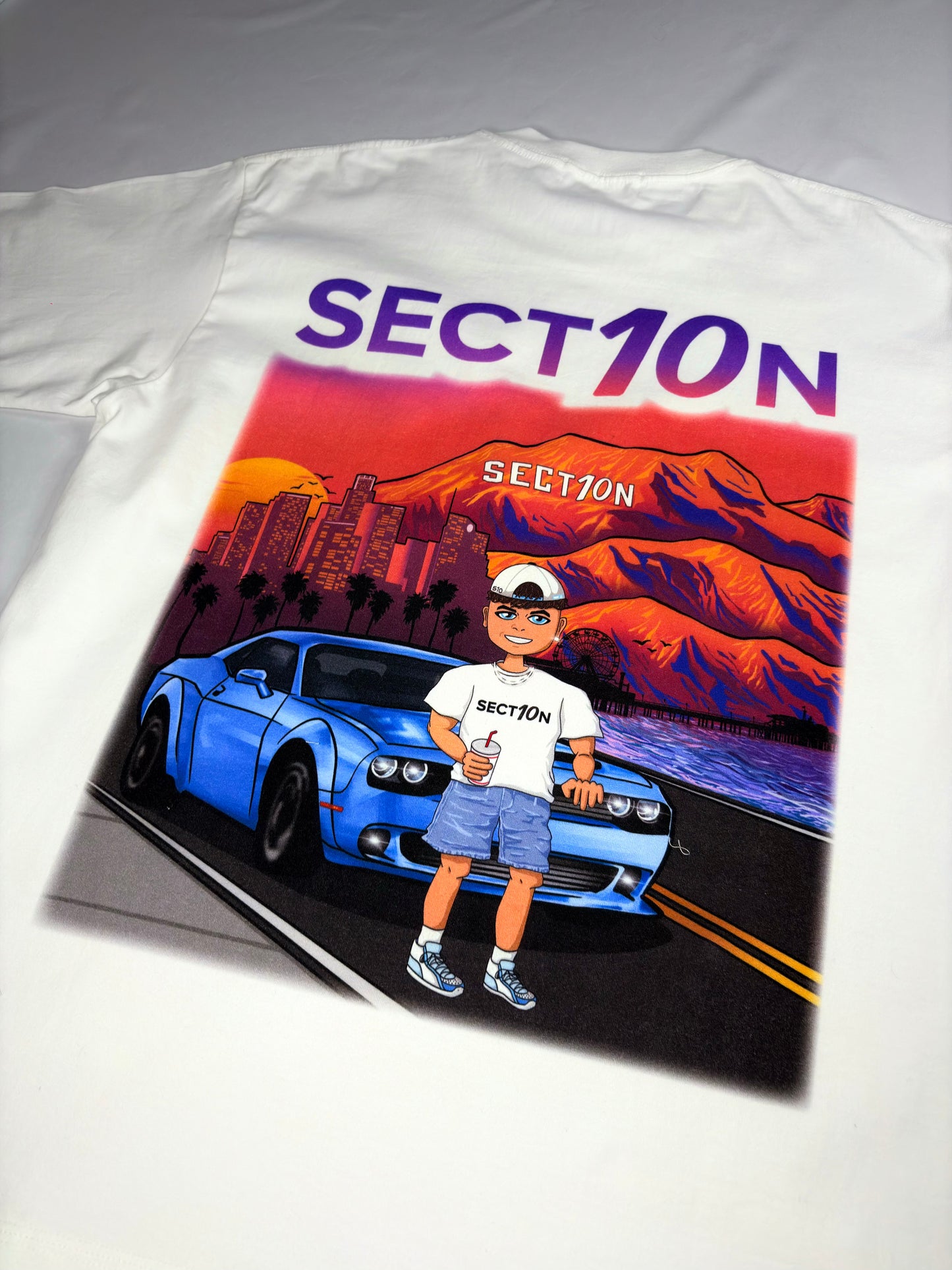 CALI SUNSET GRAPHIC TEE