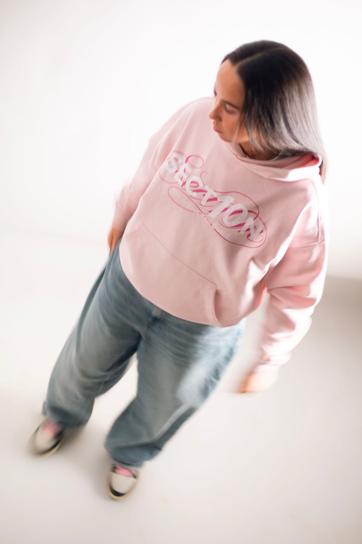 PINK CALLIGRAPHY HOODIE