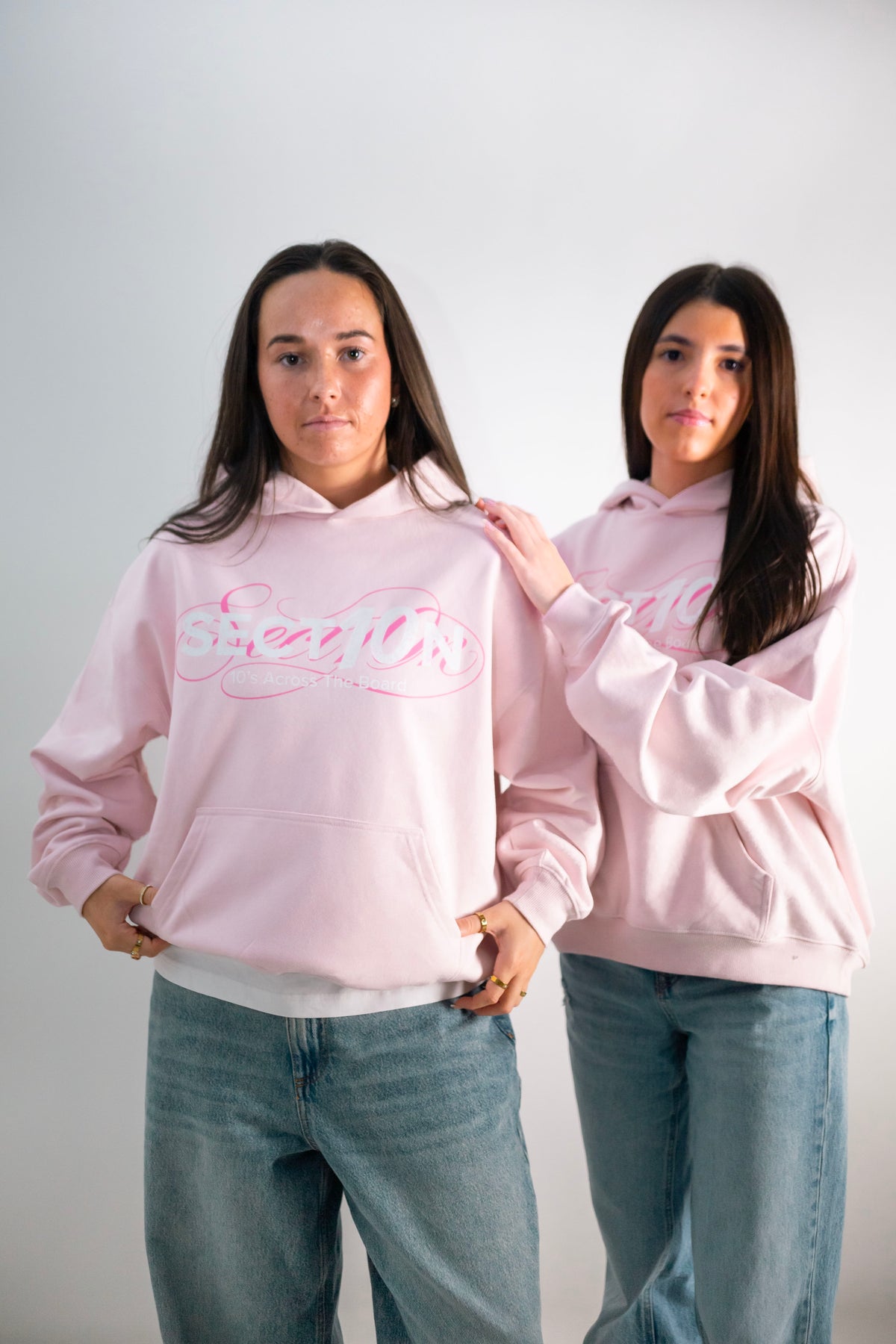 PINK CALLIGRAPHY HOODIE