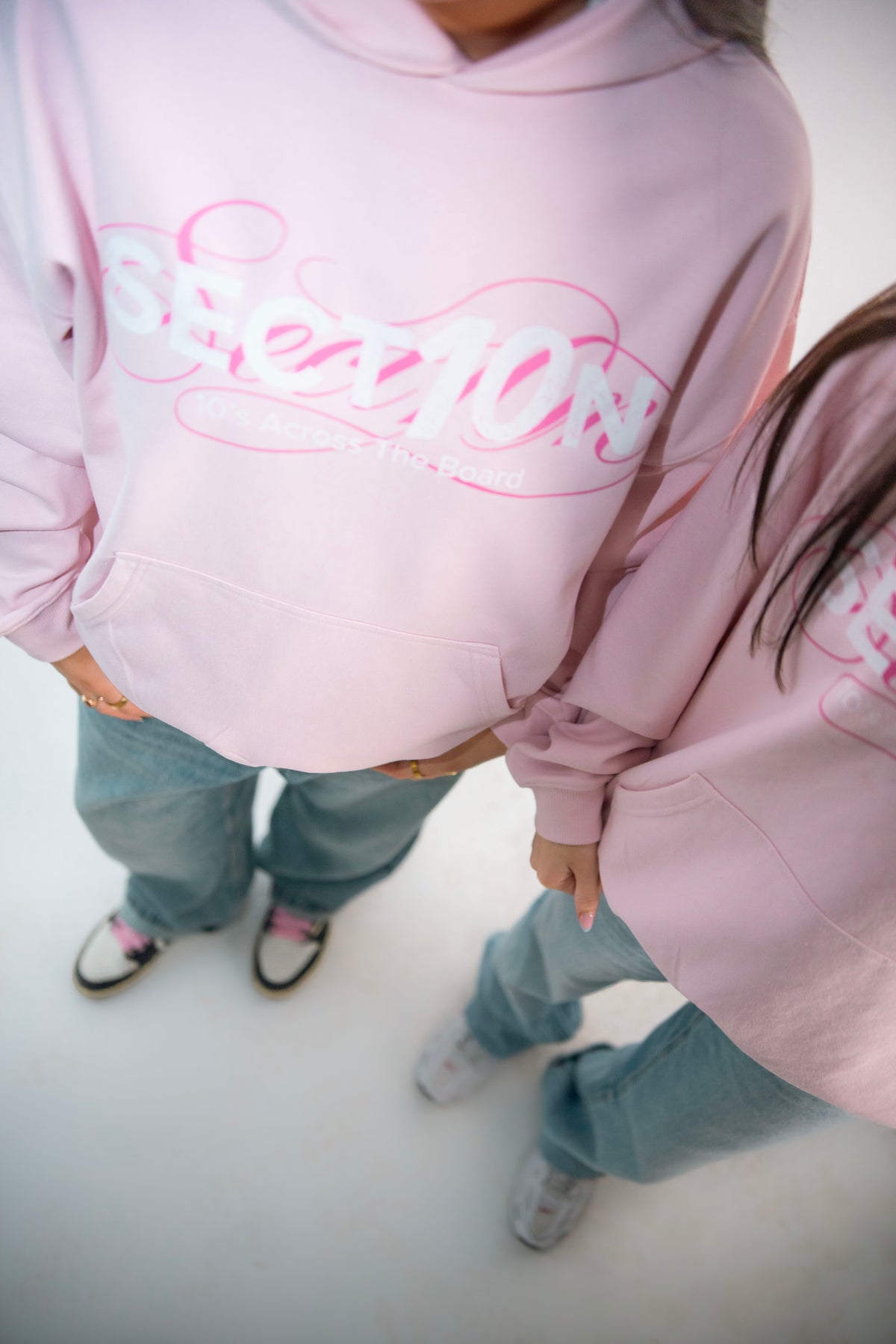 PINK CALLIGRAPHY HOODIE