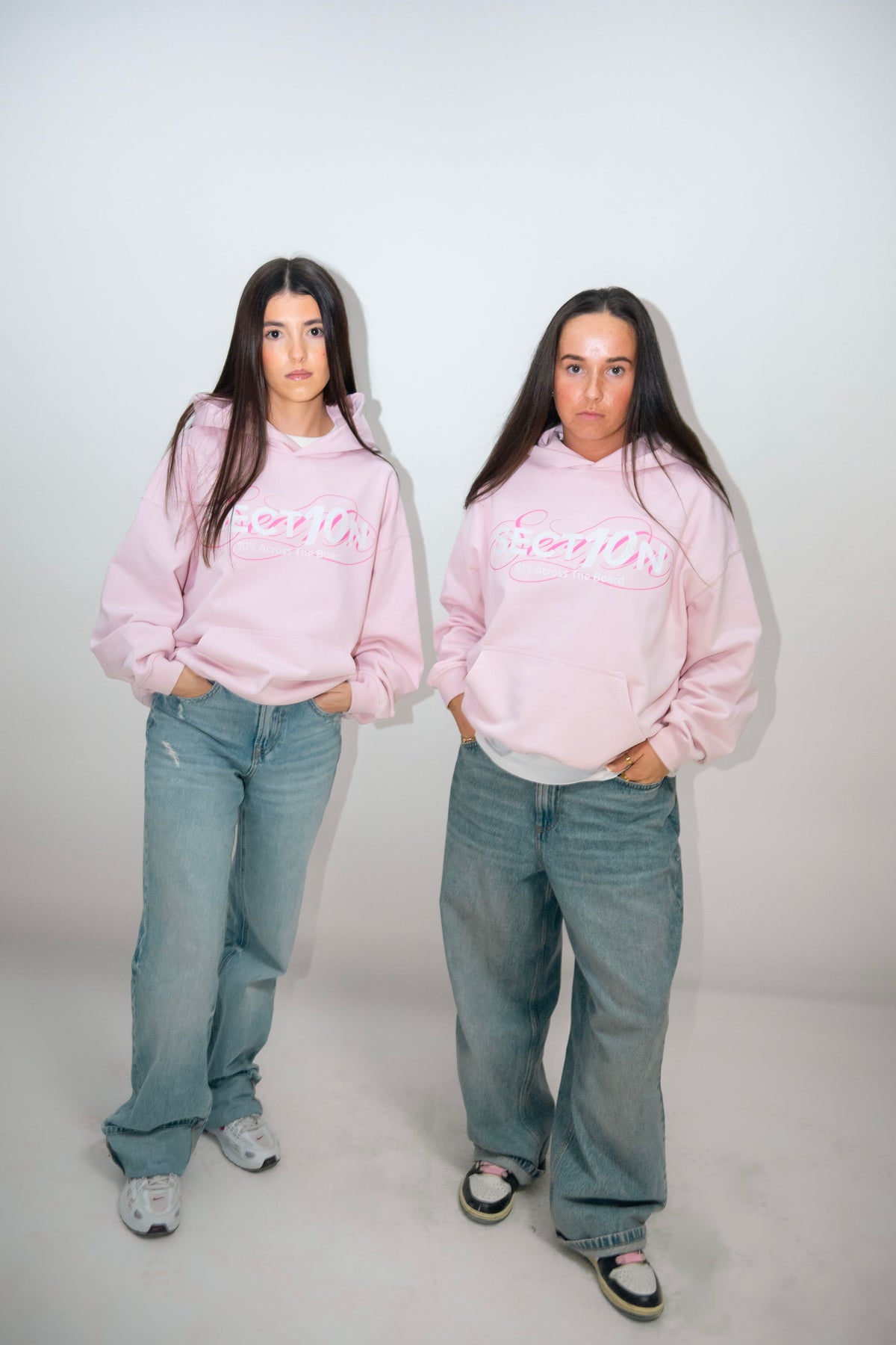 PINK CALLIGRAPHY HOODIE