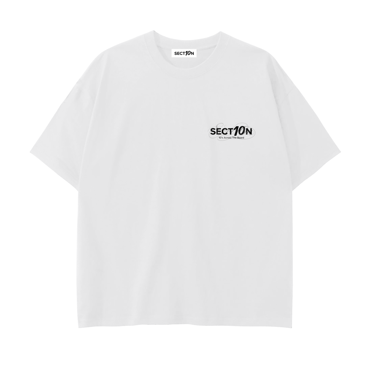 WHITE SMALL LOGO TEE